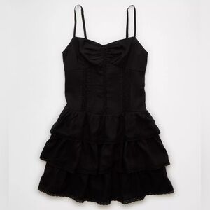 AE Catie Corset Tiered Mini Dress